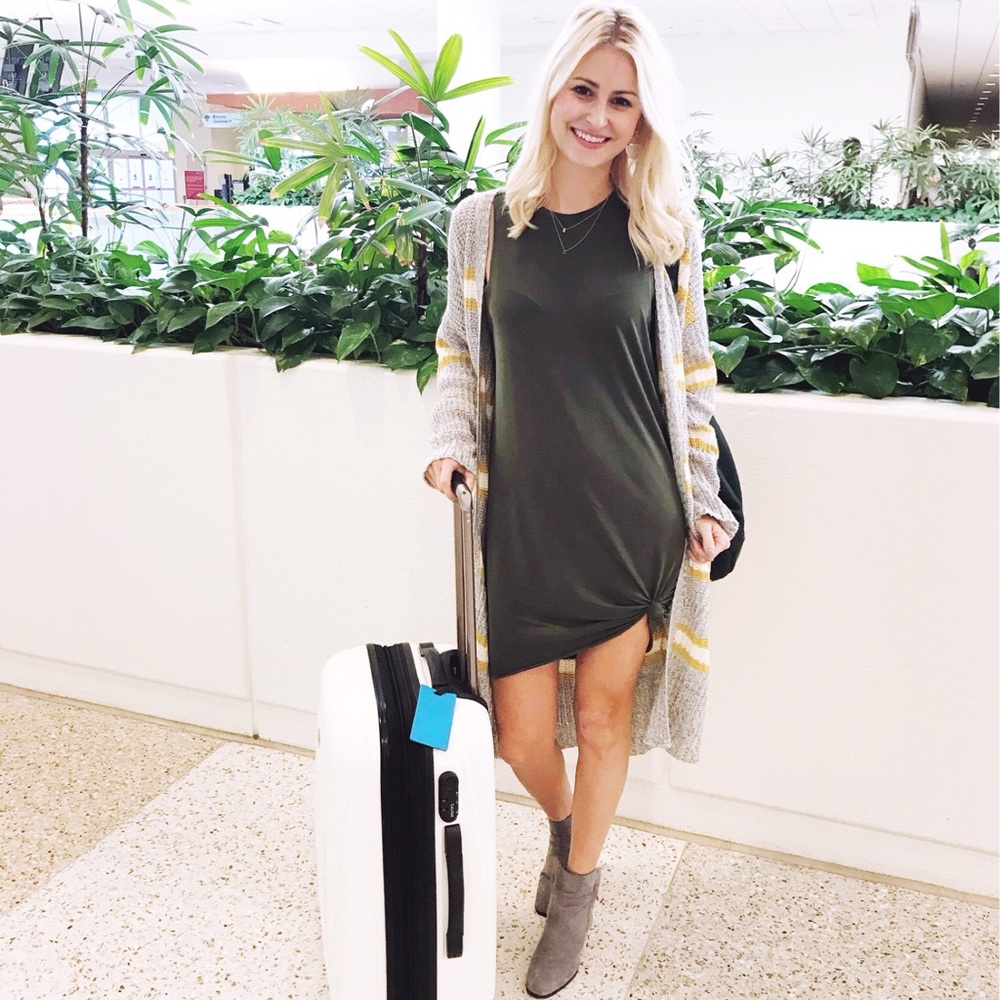 Pink rose long cardigan